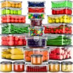 RockBerry 50 Pcs Large Food Storage Containers